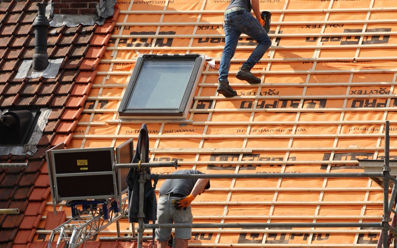 Entreprise, Louis, chantier de couvreur zingueur à Écouen